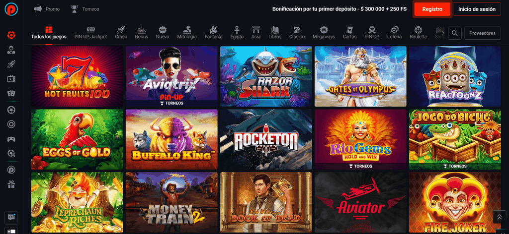 Pin-Up Gambling enterprise games selection