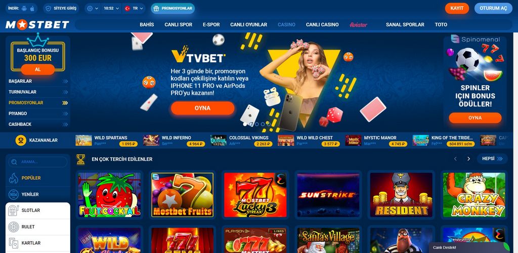 Mostbet Online Casino CZ